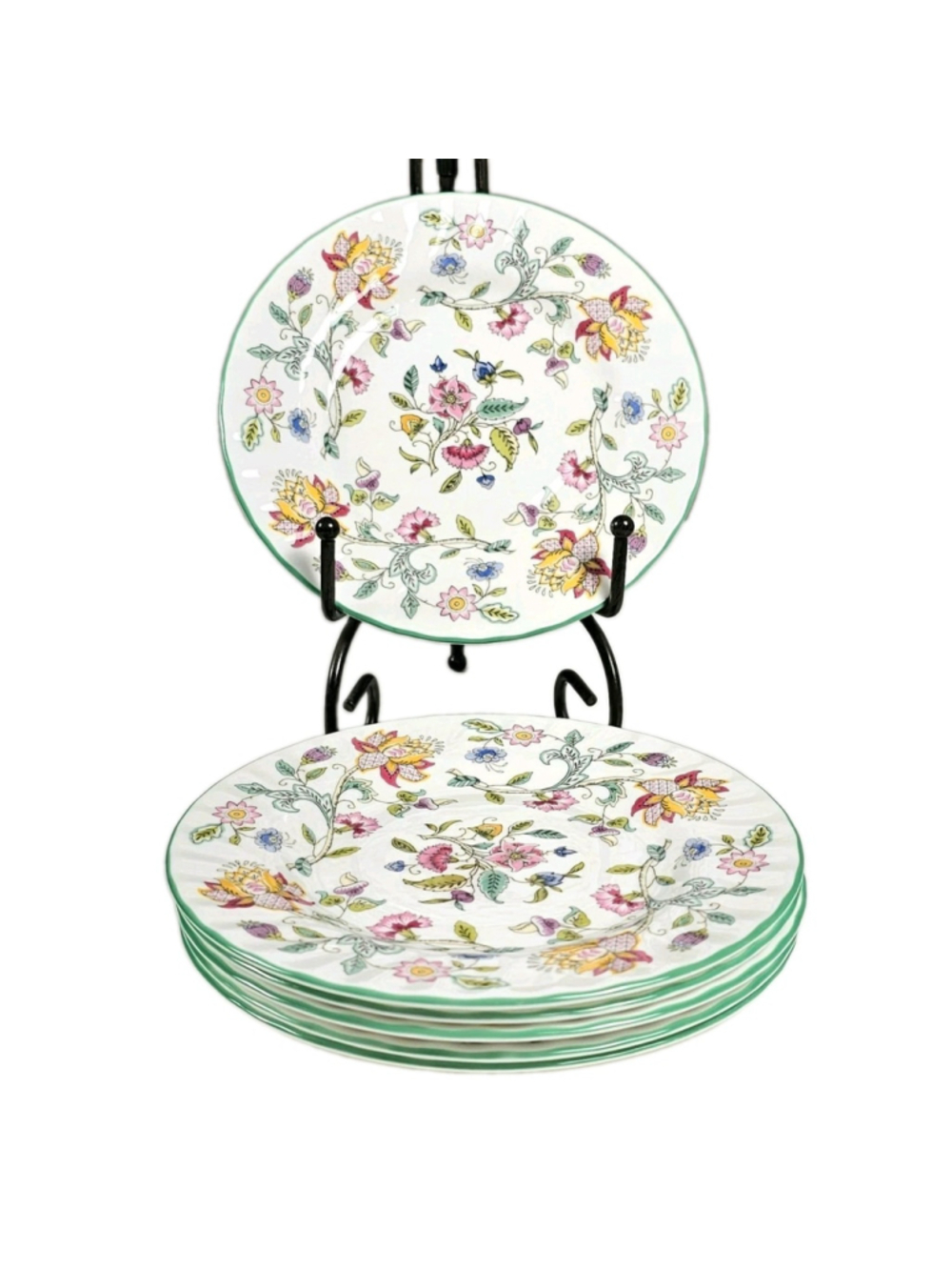Minton Haddon Hall Bread & Butter Plates 6.5" B-1451 Bone China Mint Set of 6